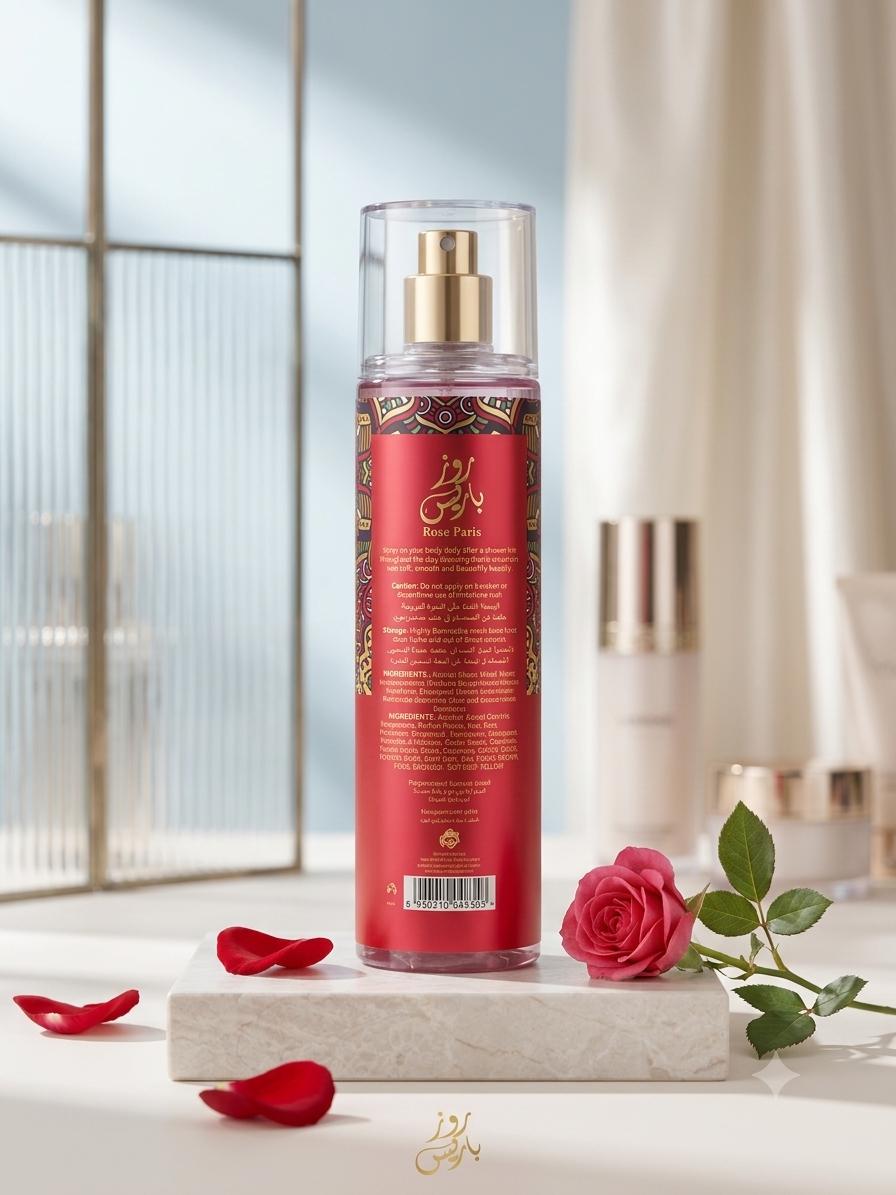 Rose Paris Refreshing Fragrance Mist para Mujer – 250 ml (8.45 fl oz)