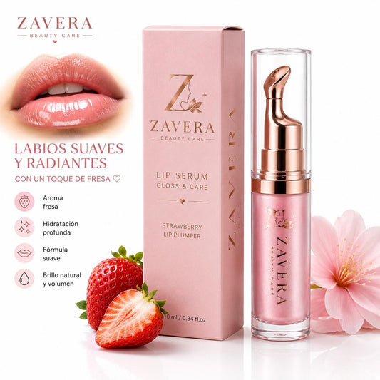 Zavera Strawberry Lip Serum Gloss.