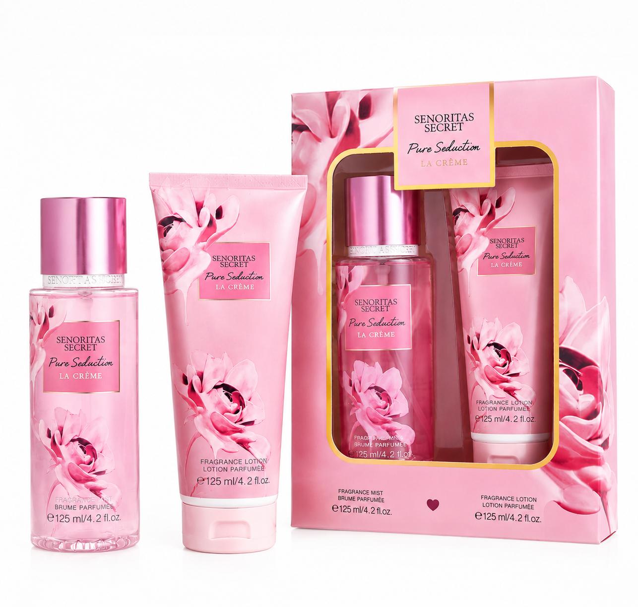 Señoritas Secret Bare Vanilla La Crème Gift Set 2 Piezas