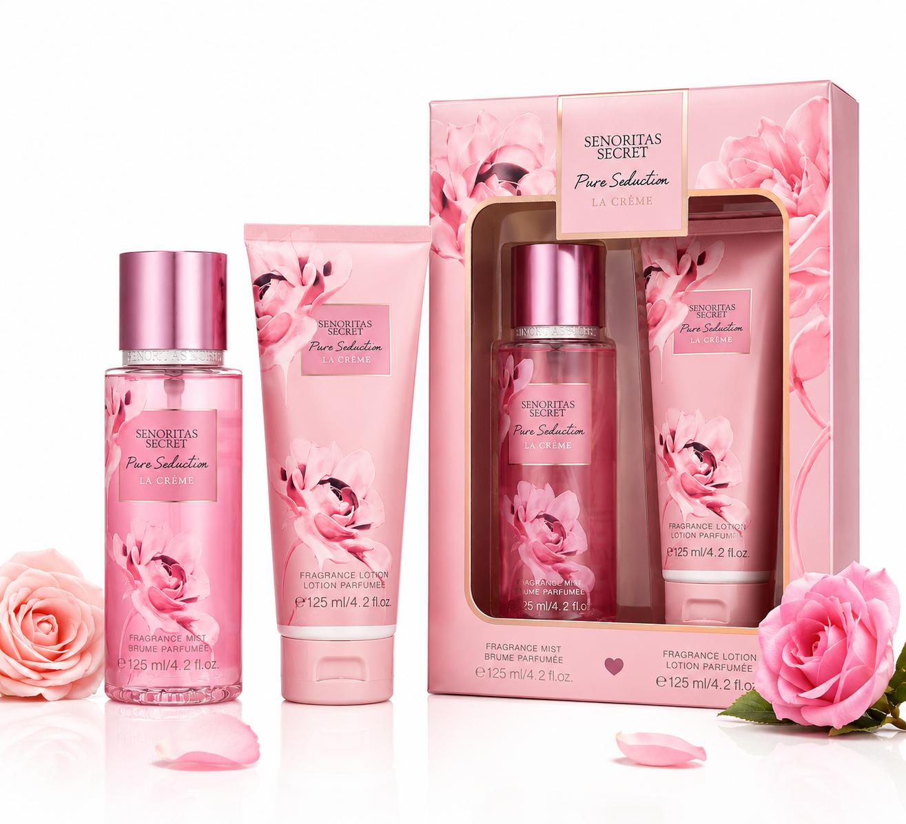 Señoritas Secret Bare Vanilla La Crème Gift Set 2 Piezas