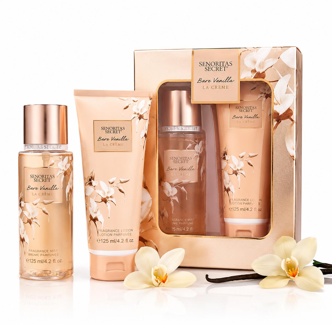 Señoritas Secret Bare Vanilla La Crème Gift Set 2 Piezas