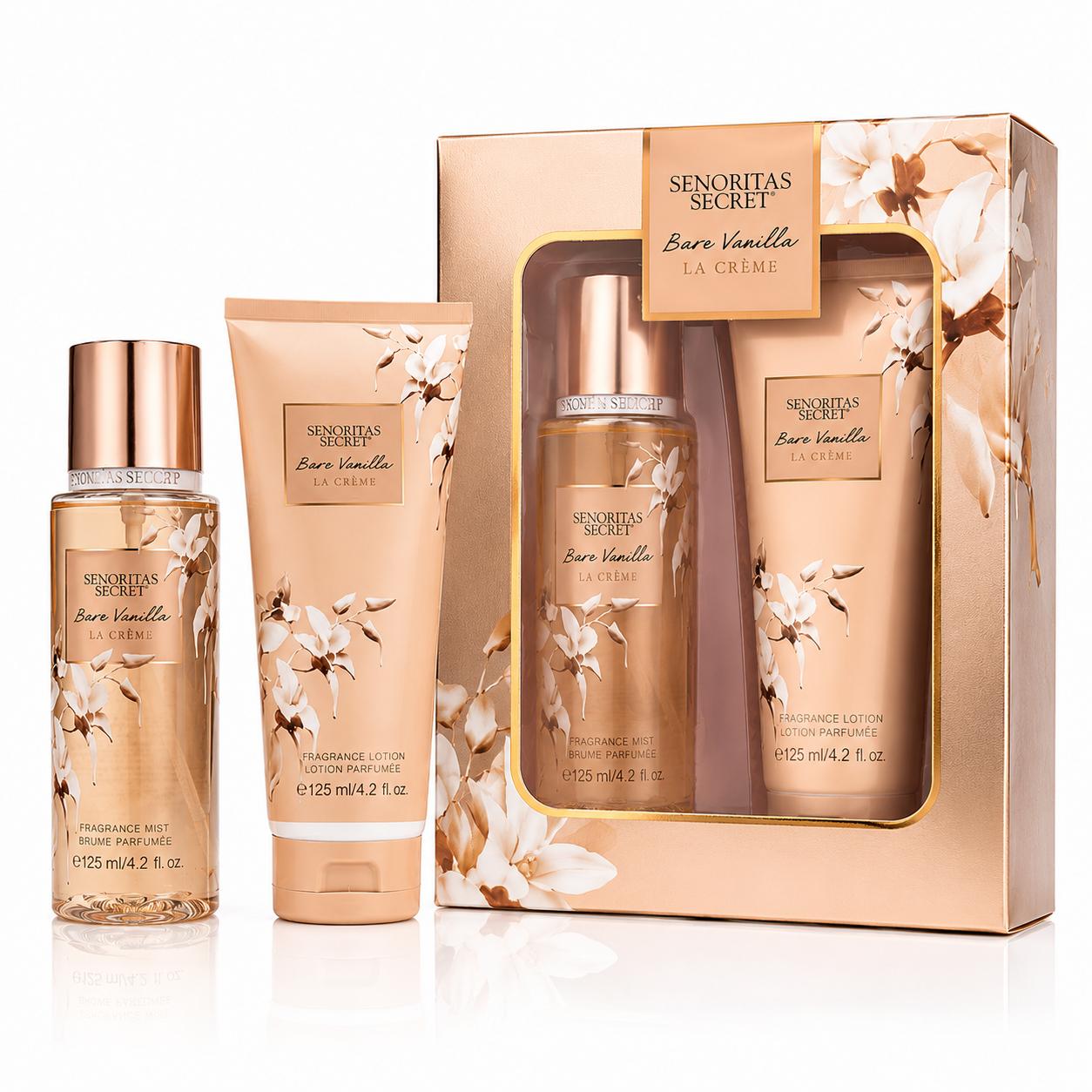 Señoritas Secret Bare Vanilla La Crème Gift Set 2 Piezas