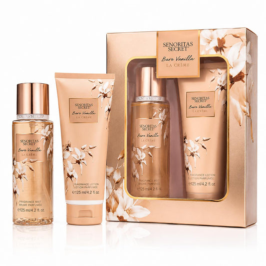 Señoritas Secret Bare Vanilla La Crème Gift Set 2 Piezas