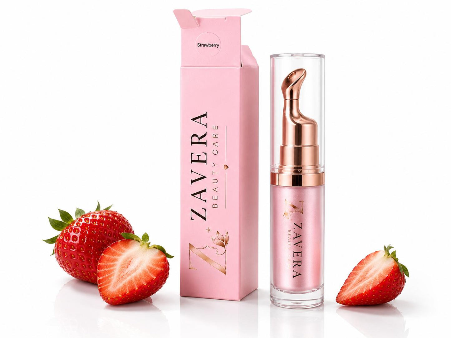 Zavera Strawberry Lip Serum Gloss.