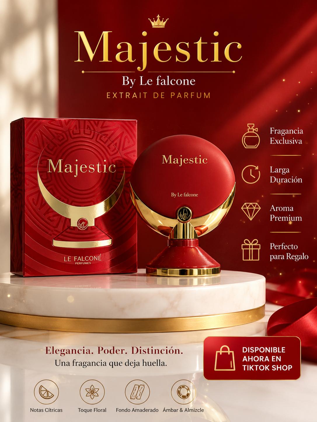 Majestic by Le Falconé Eau de Parfum para Mujer – 100 ml (3.4 fl oz)