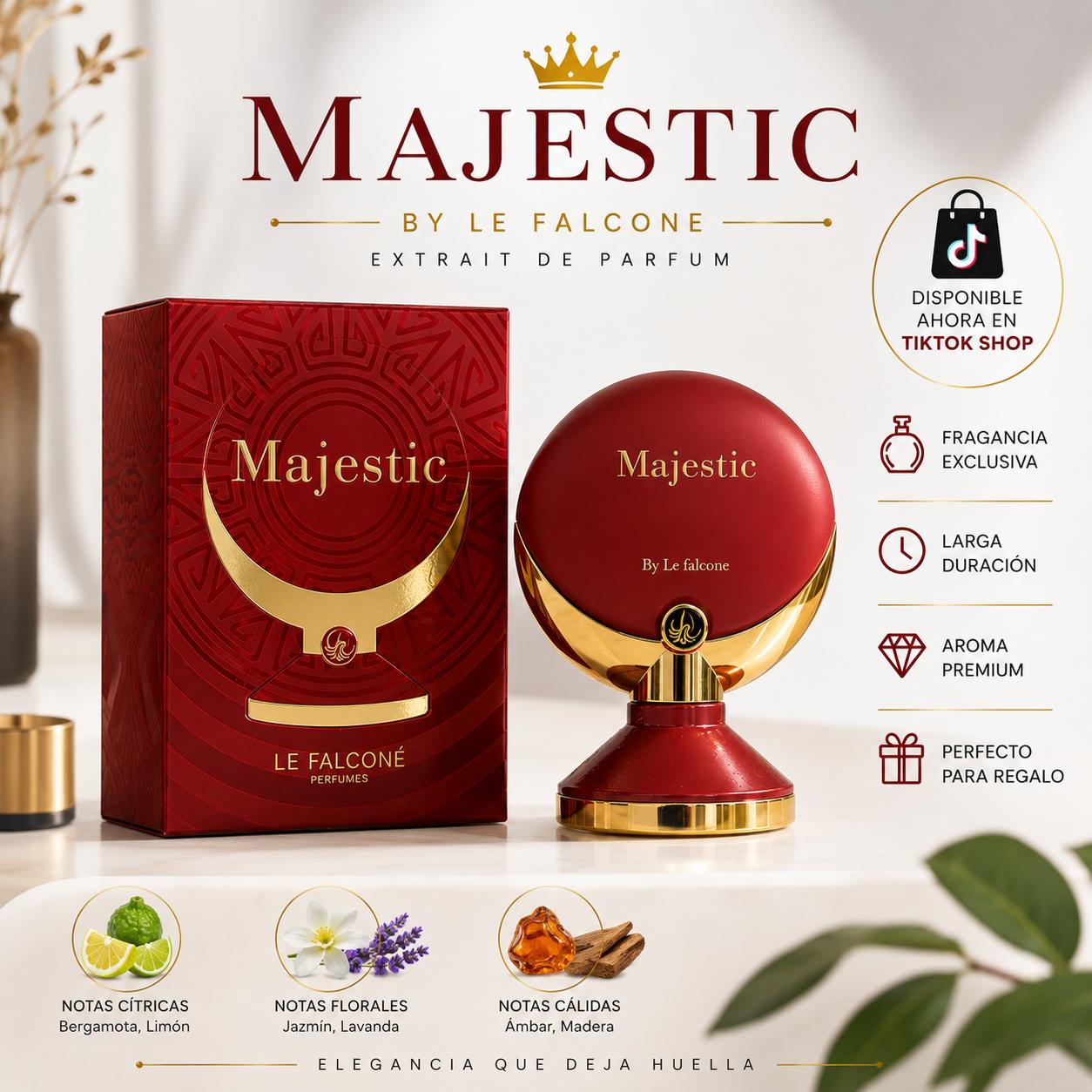 Majestic by Le Falconé Eau de Parfum para Mujer – 100 ml (3.4 fl oz)