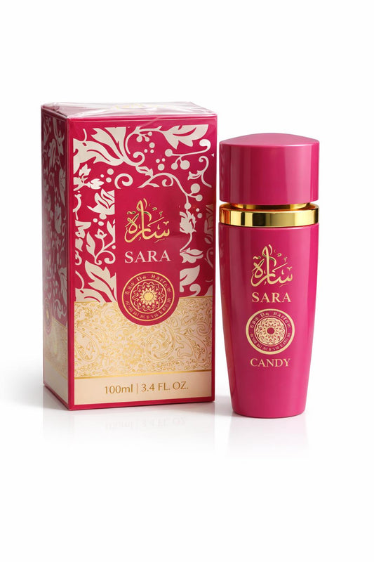 Sara candy Eau de parfum 100 ml- perfume dulce y femenino de larga duracion.