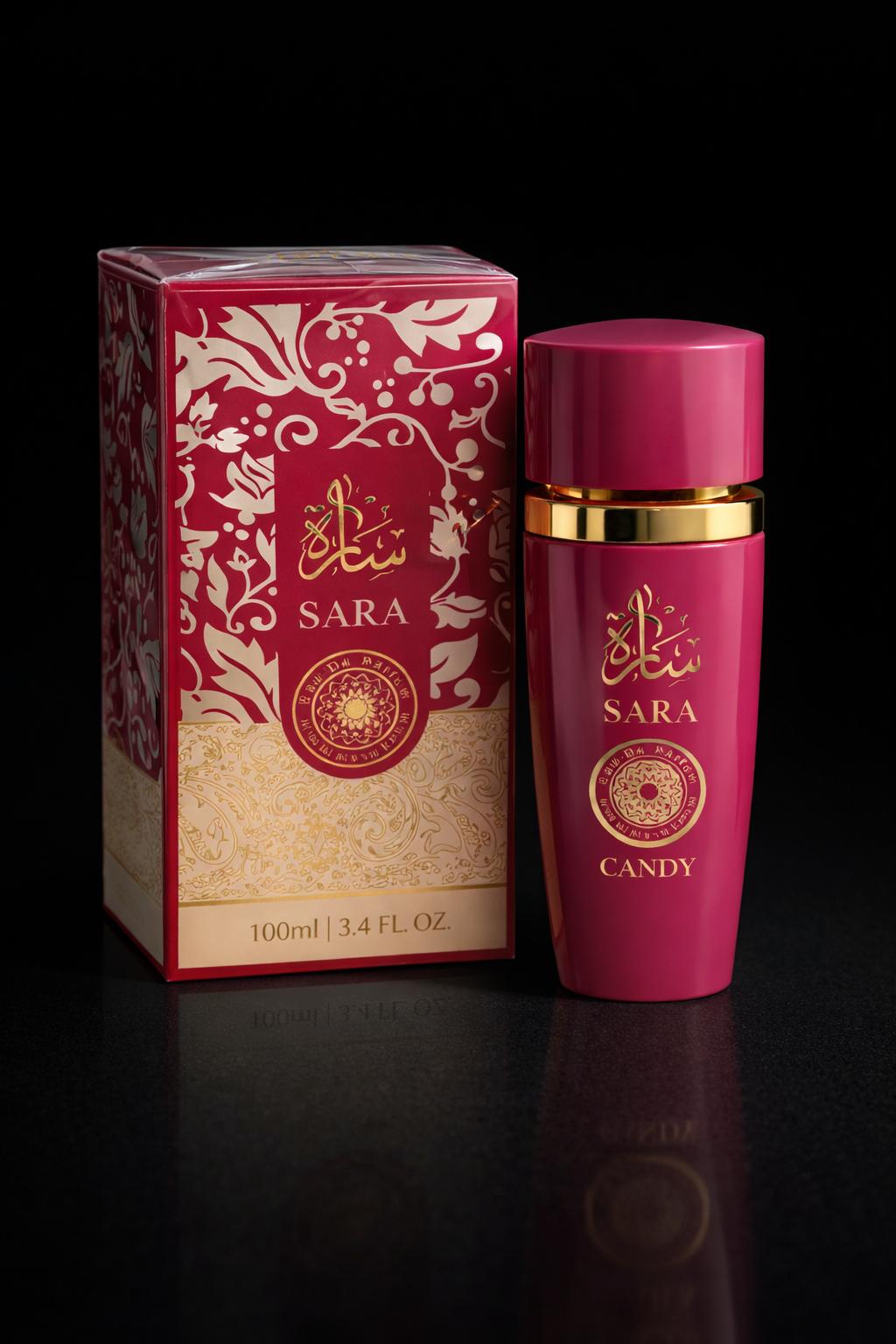Sara candy Eau de parfum 100 ml- perfume dulce y femenino de larga duracion.